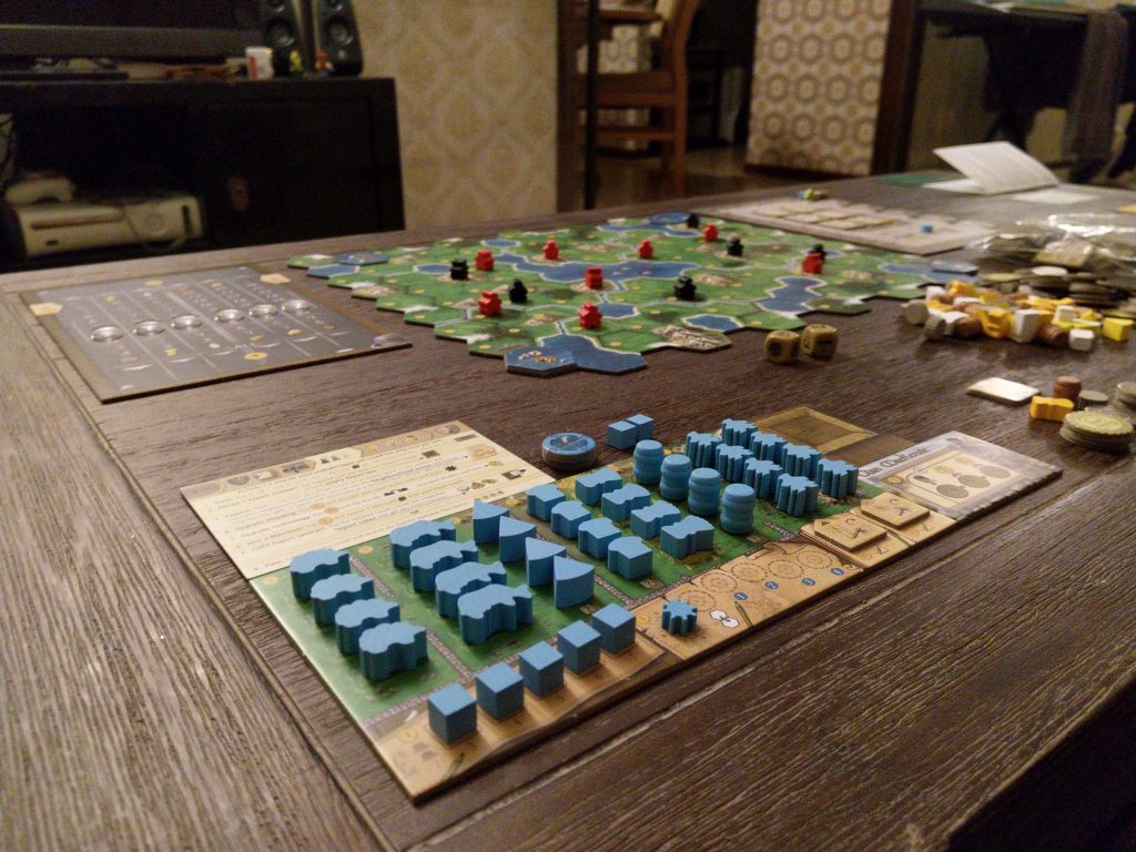 Clans of Caledonia - player board